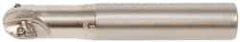 Seco - 5/8" Cut Diam, 0.55" Max Depth of Cut, 5/8" Shank Diam, 3.878" OAL, Indexable Ball Nose End Mill - Straight Shank, R218.20 Toolholder, 218.20-080.R Insert - USA Tool & Supply