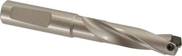 Guhring - 0.571 to 0.59" Diam, 47.8mm Max Depth, 5/8" Shank Diam, 70mm Flute, Replaceable Tip Drill - HT 800 WP Insert, Series 4107 - USA Tool & Supply