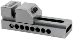 Gibraltar - 2" Jaw Width, 3-1/8" Jaw Opening Capacity, 1" Jaw Height, Toolmaker's Vise - Flat Jaw, 0.005" Parallelism, 0.005" Squareness, 5-1/2" OAL x 2" OAH - USA Tool & Supply