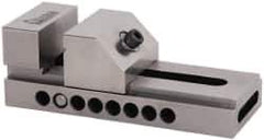 Gibraltar - 3" Jaw Width, 3-3/4" Jaw Opening Capacity, 1-3/8" Jaw Height, Toolmaker's Vise - Flat Jaw, 0.003" Parallelism, 0.005" Squareness, 7" OAL x 2-1/2" OAH - USA Tool & Supply