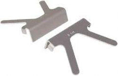 Gibraltar - 3" Jaw Width, Aluminum, Vise Jaw Cap - Press On Attachment - USA Tool & Supply