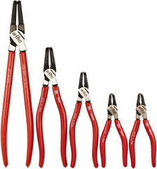 Wiha - 5 Piece Retaining Ring Plier Set - Comes in Box - USA Tool & Supply