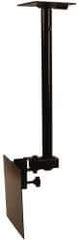 Video Mount - Steel, Flat Panel Ceiling Mount For 25 to 37 Inch LCD Monitor - Black, 75 Lbs. Load Capacity, 20° Max Tilt Angle, Ceiling Mount Rotating and Tilting - USA Tool & Supply