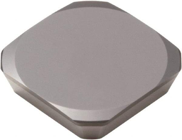 Seco - SEEX42 MD13 Grade CBN200 CBN Milling Insert - Uncoated, 1/8" Thick, 1/2" Inscribed Circle - USA Tool & Supply