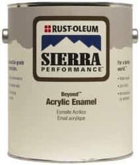 Rust-Oleum - 1 Gal Deep Base Gloss Finish Industrial Enamel Paint - 165 to 520 Sq Ft per Gal, Interior/Exterior - USA Tool & Supply