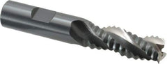OSG - 5/8" Diam, Coarse Pitch, 1-5/8" LOC, 3 Flute Cobalt Roughing End Mill - Uncoated, 3-3/4" OAL, 5/8" Shank Diam, Single End, Centercutting, 35° Helix - USA Tool & Supply