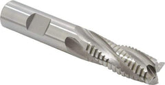 OSG - 5/8" Diam, 1-5/8" LOC, 4 Flute Cobalt Roughing & Finishing Square End Mill - Uncoated, 3-3/4" OAL, 5/8" Shank Diam, Weldon Shank, 30° Helix, Centercutting - USA Tool & Supply