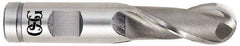 OSG - 1-1/2" Diam, 2-1/2" LOC, 2 Flute Cobalt Ball End Mill - Uncoated, Single End, 5" OAL, 1-1/4" Shank Diam, Spiral Flute - USA Tool & Supply