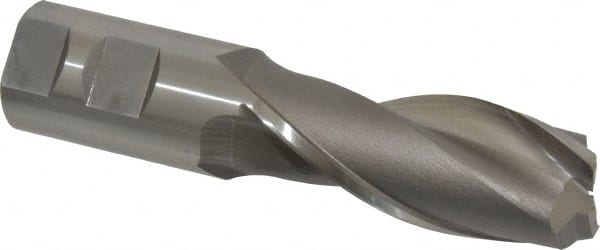OSG - 1-1/4", 3" LOC, 1-1/4" Shank Diam, 5-1/2" OAL, 2 Flute, Cobalt Square End Mill - USA Tool & Supply