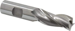 OSG - 3/4", 1-5/8" LOC, 3/4" Shank Diam, 3-7/8" OAL, 3 Flute, Cobalt Square End Mill - Single End, Uncoated, Spiral Flute, 30° Helix, Centercutting, Right Hand Cut, Right Hand Flute, Series 531 - USA Tool & Supply