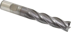OSG - 5/8", 2-1/2" LOC, 5/8" Shank Diam, 4-5/8" OAL, 4 Flute, Square End Mill - Single End, TiCN Finish, 30° Helix, Centercutting, Right Hand Cut, Series 546 - USA Tool & Supply