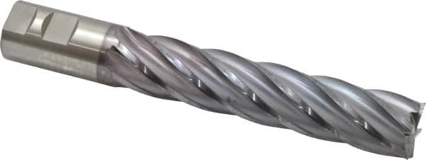 OSG - 1", 6" LOC, 1" Shank Diam, 8-1/2" OAL, 4 Flute, Square End Mill - USA Tool & Supply