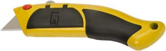 Ability One - Snap Utility Knife - 7" Steel Blade, Yellow Steel Handle - USA Tool & Supply