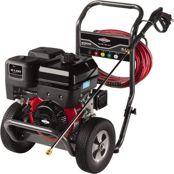 BRIGGS & STRATTON - Gas, 13 hp, 4,000 psi, 4 GPM, Cold Water Pressure Washer - Annovi Reverberi\x99 Triplex Pump, 50' x 0.1316" Hose - USA Tool & Supply