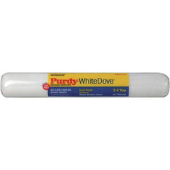 Purdy - 3/4" Nap, 18" Wide Paint General Purpose Roller Cover - Medium-Rough Texture, Woven Dralon Fabric - USA Tool & Supply