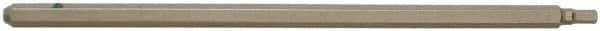 Paramount - 3mm Hex Screwdriver Blade - 5mm Drive, 5-1/2" OAL - USA Tool & Supply