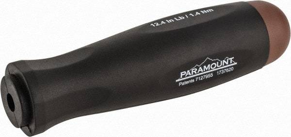 Paramount - 1 Piece, 1.4 Max N/m, Preset Torque Limiting Screwdriver - 0.1969" Drive - USA Tool & Supply