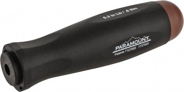 Paramount - 1 Piece, 0.6 Max N/m, Preset Torque Limiting Screwdriver - 0.1969" Drive - USA Tool & Supply
