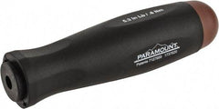 Paramount - 1 Piece, 0.6 Max N/m, Preset Torque Limiting Screwdriver - 0.1969" Drive - USA Tool & Supply