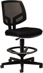 Hon - Swivel & Adjustable Stools Type: Adjustable Height Stool Base Type: Swivel - USA Tool & Supply