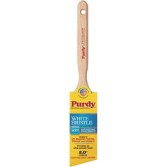 Purdy - 2" Angled Hog General Purpose Paint Brush - 2-5/8" Bristle Length, 7-1/4" Wood Fluted Handle - USA Tool & Supply