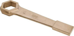 Ampco - 2-3/4" 6 Point Striking Box Wrench - Single End, 17" OAL, Aluminum Bronze - USA Tool & Supply