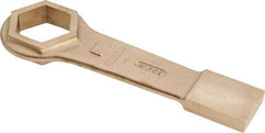 Ampco - 2-9/16" 6 Point Striking Box Wrench - Single End, 13-1/2" OAL, Aluminum Bronze - USA Tool & Supply