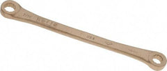 Ampco - 3/8" x 7/16" 12 Point Offset Box Wrench - Double End, 7-3/4" OAL, Aluminum Bronze - USA Tool & Supply