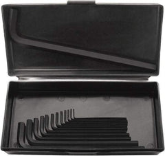Bondhus - 13 Piece L-Key Hex Key Set - Hex Range 1/16 to 1/2", 9" OAL, Protanium High Torque Steel - USA Tool & Supply