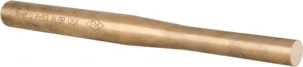 Ampco - 1/2" Pin Punch - 8" OAL, Aluminum Bronze - USA Tool & Supply