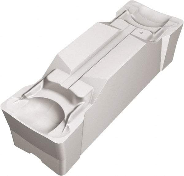 Sandvik Coromant - HN123 GM Grade H13A, 4mm Cutting Width Carbide Grooving Insert - 23mm Max Depth of Cut, Neutral, 0.3mm Corner Radius, Uncoated - USA Tool & Supply