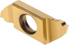 Iscar - SCIR22150 IC1008 Grade, 0.0591" Cutting Width, Carbide Cutoff Insert - 16° Right Hand Lead Angle, TiAlN/TiN Coated, Single End - USA Tool & Supply