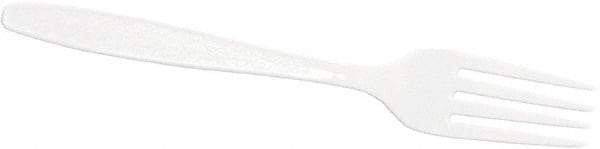 Solo - Solo Guildware Heavyweight Plastic Forks - White - USA Tool & Supply