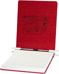 ACCO - 9-1/2 x 11", Holds up to 6" of Unburst Sheets, Executive Red, Data Binders - 11 Point Stock - USA Tool & Supply