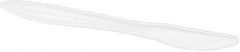 DART - Dart Style Setter Mediumweight Plastic Knives - White - USA Tool & Supply