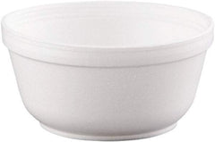 DART - Dart Foam Bowls, 12 Ounces, Round - White - USA Tool & Supply