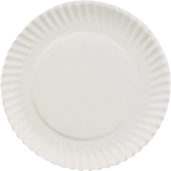 AJM Packaging Corporation - Paper Plates, 6" - White - USA Tool & Supply