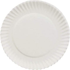 AJM Packaging Corporation - Paper Plates, 6" - White - USA Tool & Supply