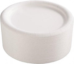 AJM Packaging Corporation - Premium Coated Paper Plates, 9" - White - USA Tool & Supply