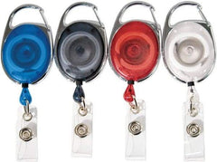 ADVANTUS - 30 Inch Long, Retractable ID Holder Strap - Assorted Colors, 20 Pack - USA Tool & Supply