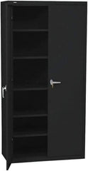 Hon - 5 Shelf Locking Storage Cabinet - Steel, 36" Wide x 18" Deep x 71" High - USA Tool & Supply
