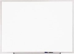 Quartet - 24" High x 36" Wide Erasable Melamine Marker Boards - Anodized Aluminum, 24-5/8" Deep, Includes One Quartet Dry-Erase Marker & Attachable Accessory Tray & Mounting Hardware - USA Tool & Supply