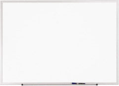Quartet - 18" High x 24" Wide Erasable Melamine Marker Boards - Anodized Aluminum, 18-7/8" Deep, Includes One Quartet Dry-Erase Marker & Attachable Accessory Tray & Mounting Hardware - USA Tool & Supply