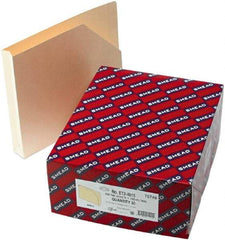 Samsill - 8-1/2 x 11", Letter Size, Manila, File Jackets/Sleeve/Wallet with Expanding End Tab Jacket - 11 Point Stock, Straight Tab Cut Location - USA Tool & Supply