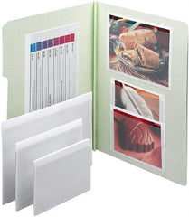 Samsill - 5-5/16x3-5/8", Card, Clear, Label Holder Binder - 11 Point Stock - USA Tool & Supply