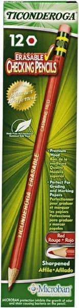 TICONDEROGA - Lead Standard - Red - USA Tool & Supply