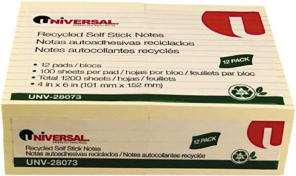 UNIVERSAL - Self-Stick Note & Page Flag Dispensers Size: 4" x 6" - USA Tool & Supply