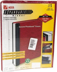 ACCO - 8-1/2 x 11", Letter Size, Blue, Data Binders - 11 Point Stock - USA Tool & Supply