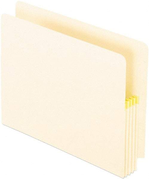 Pendaflex - 8-1/2 x 11", Letter Size, Manila, File Jackets/Sleeves/Wallets with Expanding Convertible End/Top Tab - 11 Point Stock, Straight Tab Cut Location - USA Tool & Supply