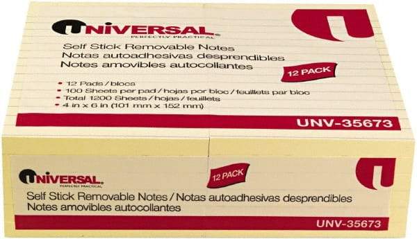 UNIVERSAL - Self-Stick Note & Page Flag Dispensers Size: 4" x 6" - USA Tool & Supply